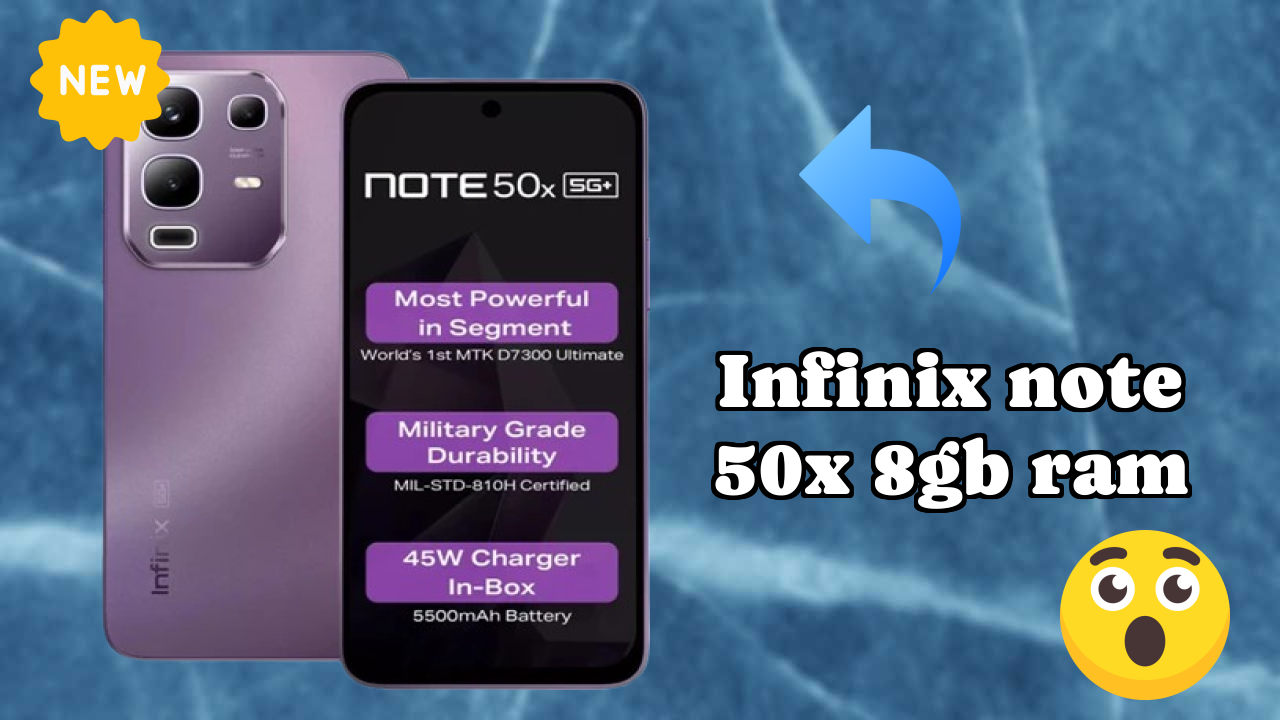 Infinix Note 50X 8GB RAM Camera Comparison: 50 MP Rear Camera vs Other